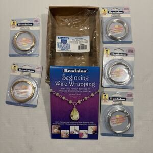 Beadalon Beginning Wire Wrapping Kit w/Booklet & 6 Spools Jewelry Craft Wire Set